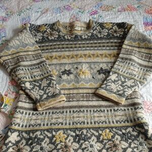 Point Zero Shetland Wool Sweater